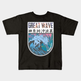 Great Wave off Aesthetic Kids T-Shirt